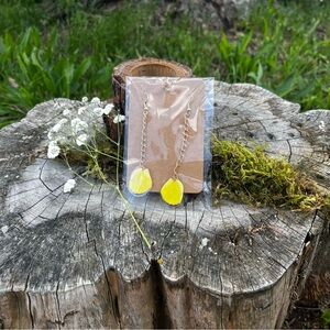 Butterfly wing earrings - HANDMADE